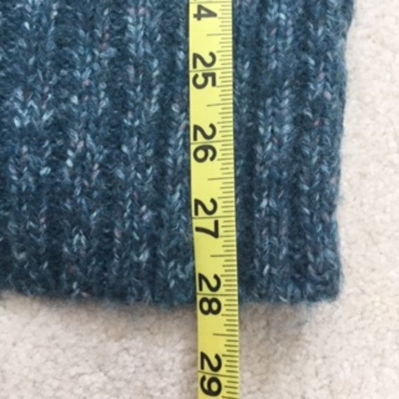 a.n.a. Marbled Chunky Style Knit V-Neck Sweater - Teal, Pink and White - Large - Picture 8 of 8